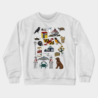 Maryland Flash Sheet - Color Crewneck Sweatshirt